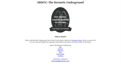 Desktop Screenshot of hrmtc.com